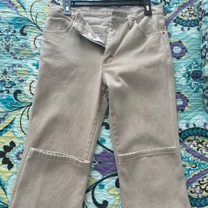 Mens wrangler kahaki pants